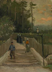 Pfad in Montmartre
